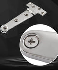 316 Stainless Steel T Hinges Marine Grade Heavy Duty Boat Hatch Hinge 6 Inch By 3 Inch 150 Mm By 72 Mm 2 Pack Close-Up