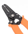 Multifunctional Wire Stripper Tool For Automotive Wires And Cables, Handy To Use With Durable Chromium Vanadium Alloy Steel And PVC, locks open