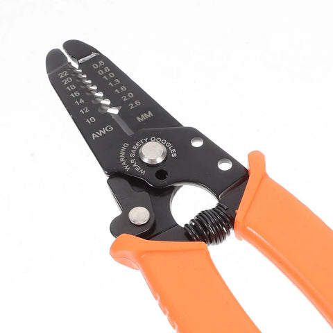 Multifunctional Wire Stripper Tool For Automotive Wires And Cables, Handy To Use With Durable Chromium Vanadium Alloy Steel And PVC, locks open