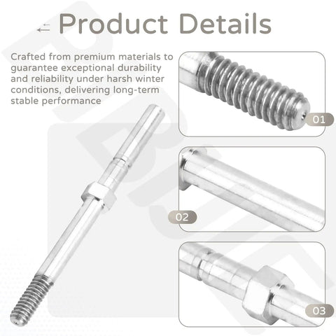 Spring Pin Upgrade Kit Compatible With Boss Snow Plows For Seamless Fit And Safer Snow Removal Easy No Fuss Installation With Durable Steel Components Part MSC04764 Delivers Reliable Pin Connections And Smooth Plow Operation.