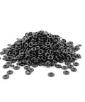 Awesome Black Nitrile O Ring Gasket Assortment Kit For Garage Hacks And Home Fixes Includes 2 Point 5 Millimeter Seals Built For Strong Vibration And Best For Plumbing And Auto Work To Stop Leaks Dead Without Spending Too Much Cash, black nitrile O rings pile