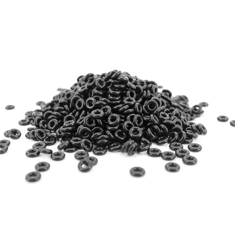Awesome Black Nitrile O Ring Gasket Assortment Kit For Garage Hacks And Home Fixes Includes 2 Point 5 Millimeter Seals Built For Strong Vibration And Best For Plumbing And Auto Work To Stop Leaks Dead Without Spending Too Much Cash, black nitrile O rings pile