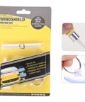 Windshield Crack Repair Kit For DIY Auto Glass, Portable And Easy To Use, Quick Fix For Long Cracks And Chips, Stops Cracks From Spreading.