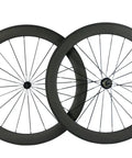 Carbon 700c Clincher Wheelset For Road Bikes, 23mm Rim Width, depth 60mm, Shimano 8 9 10 11 Compatible, Toray T700 Carbon Fiber