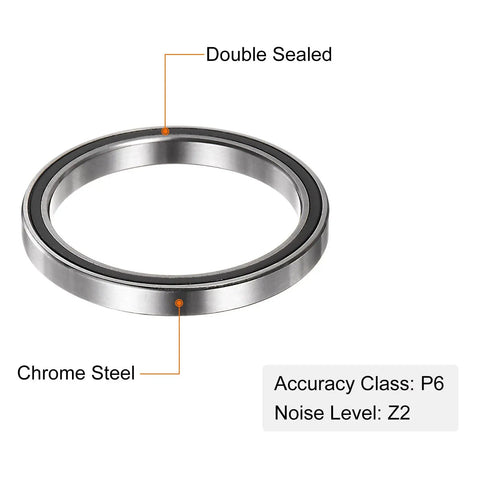 6706-2RS Deep Groove Ball Bearings, 4 Pack, 30x37x4mm double rubber sealed chrome steel for DIY projects, smooth and durable.