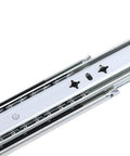 Heavy Duty Locking Drawer Slides 12 Inch With Triple Locking Mechanism Three Section Rails For Cabinets RVs And Trucks 53mm side mount