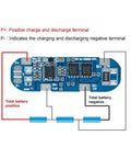 Built Like A Tank Three Series Eight Amp Battery Management Board For 18650 Li Ion Packs with terminals labeled for connections.