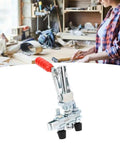 Beefy Push Pull Toggle Clamp With Double Head And Quick Release Heavy Duty 39Mm Stroke 136 Kg Clamping Force For Welding And Fixtures Dual Pressure Heads With Rubber Pads For Vertical Or Horizontal Hold, steel clamp with red handle