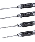 RC Hex Driver Set 1.5mm 2.0mm 2.5mm 3.0mm Allen Wrench Kit for Traxxas RC Cars Drones Steel Bits Rust Free