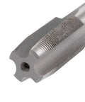 Pro Grade M18 Hand Tap Set With 4 Straight Flutes In H2 Alloy Tool Steel Taper And Bottoming Taps close-up view