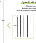 Diagram of 2 Pack Outdoor String Light Poles 10.5 Ft Spiral Screw In Stakes with multiple height specifications and parts view.