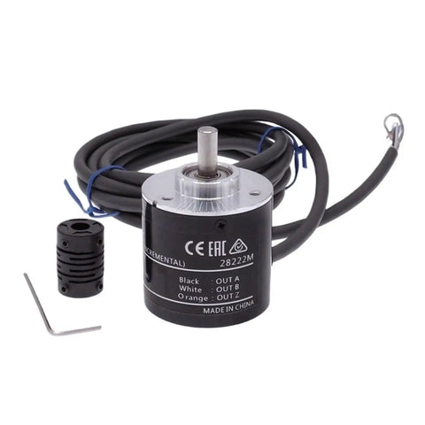 Incremental Rotary Encoder with 5 24V DC NPN Output and 2m Cable Resolutions from 1000PR to 2500PR plastic housing