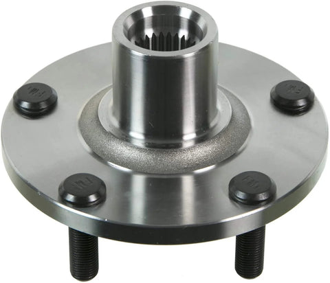 Close-up of front wheel hub from Pair Of Front Wheel Hub And Bearing Repair Kit For 2002 2003 2004 2005 2006 Nissan Altima L4 2.5L Models.