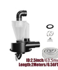 2.5 Inch Double Filtration Cyclone Dust Collector with hose and accessories