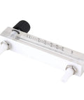 Colorful Acrylic Oxygen Flow Meter 3 To 30 LPM With Control Valve Adjustable Oxygen Flow For Industrial Use Oxygen Bar And Hospital Settings Easy To Read Durable LZQ 7, clear acrylic side view