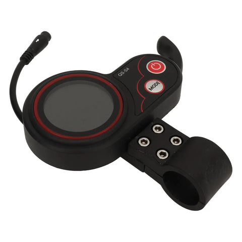 Electric Scooter LCD Display Panel with USB Port and 6 Pin Connector Replacement Thumb Throttle Controller Waterproof ABS Dashboard