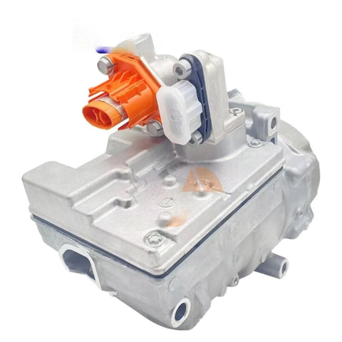 Heavy Duty Electric AC Compressor Replacement For Renault Zoe Electric Cars 2010 To 2023, aluminum housing with connector.