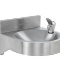 Wall Mounted Water Drinking Fountain For Indoor And Outdoor Use A Heavy Duty Commercial Hydration Station Built For Schools Parks Courts And More Stainless Steel view