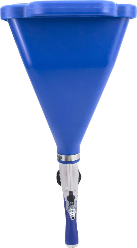 Top Shelf 2 Gallon Hopper Gun Paint Sprayer Featuring Slick Adjustable Nozzle And Quick 45 Degree Angle Adapter Soft Grip Trigger.