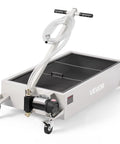 Heavy Duty Electric Oil Drain Pan With 20 Gal Capacity And 110V High Flow Pump, showing carbon steel frame and 7.2 ft hose.