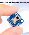 Hand holding Dope 8x8 Infrared Thermal Imaging Camera Sensor Module For Raspberry Pi And Arduino, I2C 3-5V, AMG8833 Grid Array.