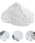 Dry PTFE Powder Lubricant 1.6 Micron, 50g White Non Staining Formula For Locks, Bike Parts, And Musical Instruments