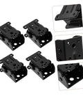 Four-pack space-saving folding hinge set for furniture transformations