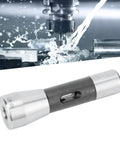 Close-up of Morse taper drill sleeve adapter R8 to MT1, alloy steel construction, high precision