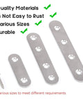 Rugged Heavy Duty Stainless Steel Flat Brackets 2 Inch 3 Inch 4 Inch With Screws displaying three sizes of rust-resistant brackets.