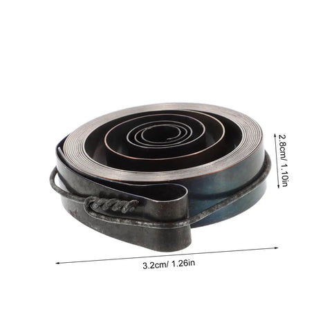 Pro Grade Mechanical Alarm Clock Repair Kit with precision springs coiled for handy clock repair tools set