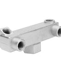 6 Way Air Compressor Manifold Block High Flow Aluminum Alloy Distribution Fitting With G1/4 G1/2 Threads