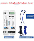 Infrared Safety Beam Sensor for Automatic Sliding Doors, High Sensitivity Anti Clip Device, Built To Last Fireproof ABS