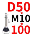 Rock Solid Adjustable Leveling Feet With Swivel Base And Smooth Glide Pads Heavy Duty Stainless Steel legs with M10 thread.