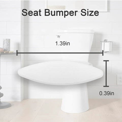 8 Piece Toilet Seat Bumpers Replacement Compatible With Cachet Brevia Glissade ReadyLatch K4636 K4637 K4783 size diagram