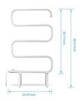 Hot Towel Warmer And Drying Rack For Bathroom With Wall Mount Or Free Standing Design, dimensions 36.6x30.7x20.87 inches