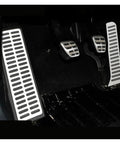 Heavy Duty Anti Slip Rubber Pedal Pads Upgrade Ride With Solid Grip Footrests For Vw Golf 5 6 Tiguan Touran Skoda Octavia A5, rubber pedal covers on car floor.