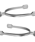 Stainless Steel Horse Spurs 1 Pair With Smooth Roller Ball For Adult Riding Training, English Equestrian Gear, mirror polished