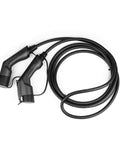 Heavy Duty Electric Vehicle Charger Cable Type 2 To Type 1 Plug 32 Amp 1 Phase Seven Point Two Kilowatt Evse Wallbox Cord with coiled cable.