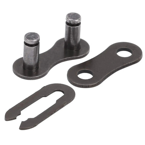 Beefy Heavy Duty Bike Chain Master Link 10 Pack Solid Steel Connector for Road and Mountain Cycles with quick-release fittings.