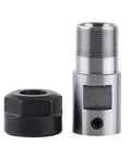 Collet Chuck Motor Shaft Spindle Adapter For CNC Milling 8mm Shank 0.31 Inch Inner High Precision with clamping nut in steel