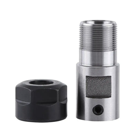 Badass ER11A 5mm CNC Milling Motor Spindle Shaft Collet Toolholder Spacer with steel construction and clamping nut.