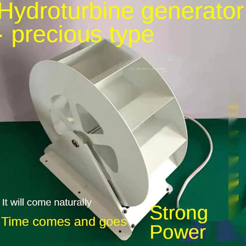 Low Speed Water Turbine Generator For Outdoor Renewable Energy Durable Steel Waterwheel Hydroelectric Power Plant Built For Off Grid Living And Green Power For Your Home