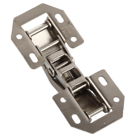 No Drill Cabinet Door Hinges Set for Easy Corner Install, Rustproof Cold Rolled Steel, 50,000 Cycles Tested, close-up view