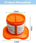 Go To Filter Accessories For Handheld Vacuum Cleaners That Fit HHVK320J HHVK320J10 HHVK320JZ01 HHVK515J HHVK515JP Filter Dimensions