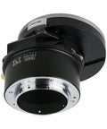 Tilt Shift Lens Mount Adapter For Pentax 645 Lenses To Sony E Mount Cameras With 20mm Total Shift 10 Degree Tilt And 360 Degree Rotation For Pro Grade High Precision Photography black metal adapter front view