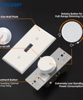 Digital Rotary Dimmer Switch For Dimmable LED, CFL, And Incandescent Bulbs, Single Pole Or 3-Way Setup, Wall Plate Included
