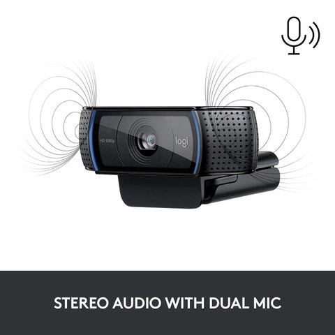 Straight Fire Top Tier HD Webcam Featuring Quick Release Privacy Shutters 1080P Full HD Auto Focus Stream Or Call Crystal Clear Stereo Mic Plug In Ready For PC Laptop with dual stereo mics.