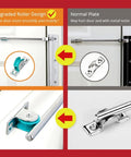 Heavy Duty 50Kg Adjustable Door Closer Aluminum Alloy Automatic Spring Closer Soft Close Fire Proof Gold Finish hardware comparison