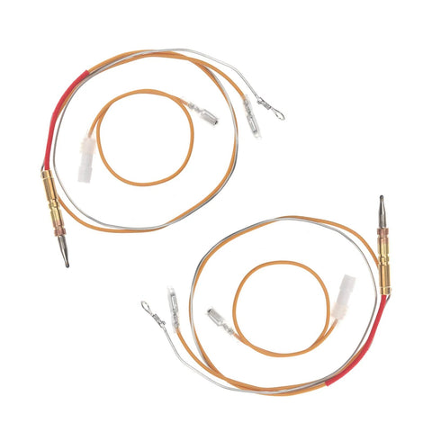Timsec 2-pack propane tank-top heater thermocouple safety assembly with orange sensor cables and metal probes