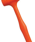 Dead Blow Combo Face Hammers 28 Ounce, Heavy Duty Uni-Cast Urethane Heads With Welded Handle-To-Head, orange hammer